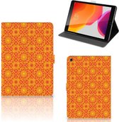 Coque iPad 10.2 (2019) Batik Orange