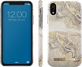 iDeal of Sweden - iPhone Xr Hoesje - Fashion Back Case Sparkle Greige Marble