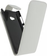 Xccess Leather Flip Case Nokia Lumia 720 White