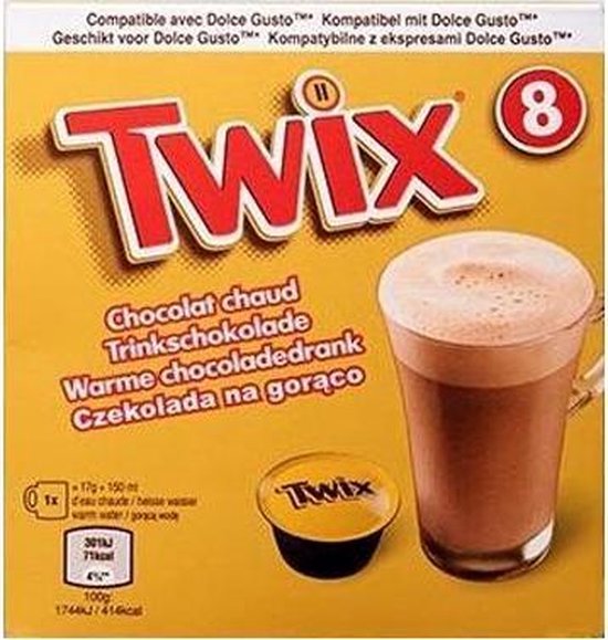 Dolce Gusto® - Twix Warme Chocolade Koffiecups - - 8 stuks bol.com