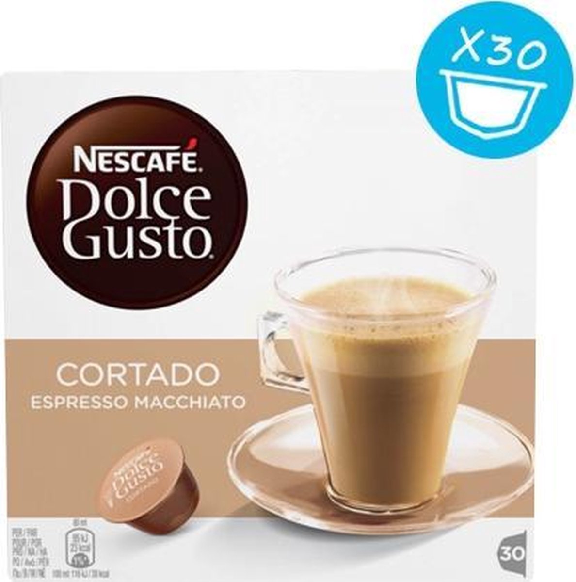 Dolce Gusto Cortado XL 30 stuks Koffiecapsules