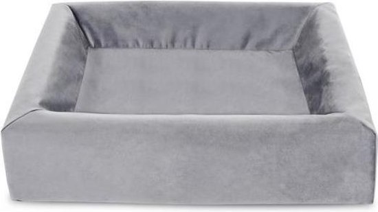 BIA BED | Bia Bed Royal Fluweel Overtrek Hondenmand Grijs