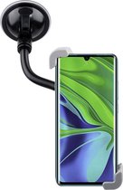 Shop4 - Xiaomi Mi Note 10 Autohouder Diagonale Klem Autohouder Zwart