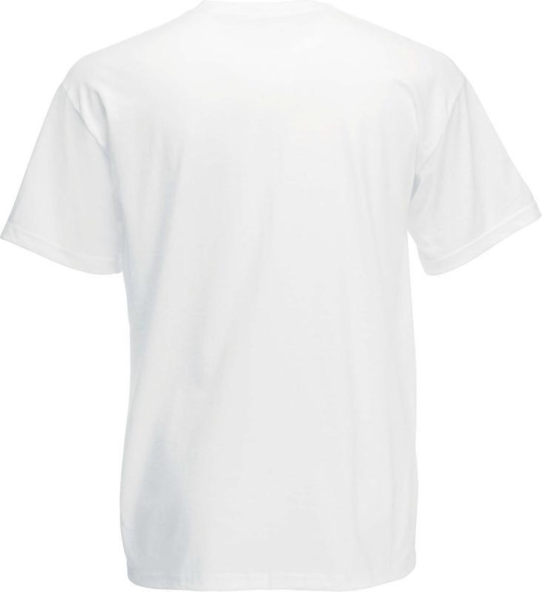 2x Grote maten basic witte tshirt voor heren 4XL voordelige katoenen shirts