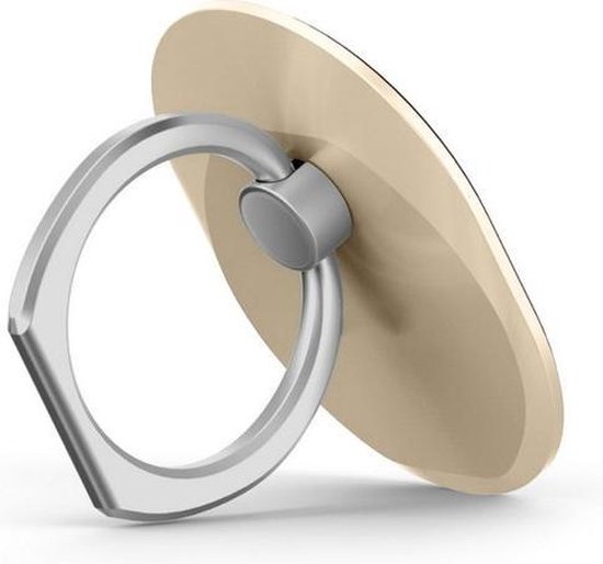 GadgetBay Ring grip universeel smartphone vinger houder - goud