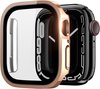 Dux Ducis Hamo Geschikt Voor Apple Watch 7/8/9 45MM Hoesje Full Protect Roze Goud