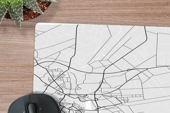 Muismat 18x27 cm - Mousepad Duitsland - Nordhorn - Kaart - Stadskaart - Plattegrond - Muismatten - Stadskaart