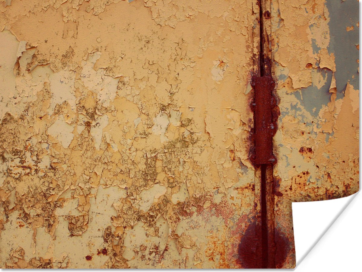 Poster Industrieel - Roest - Staal - IJzer - 80x60 cm