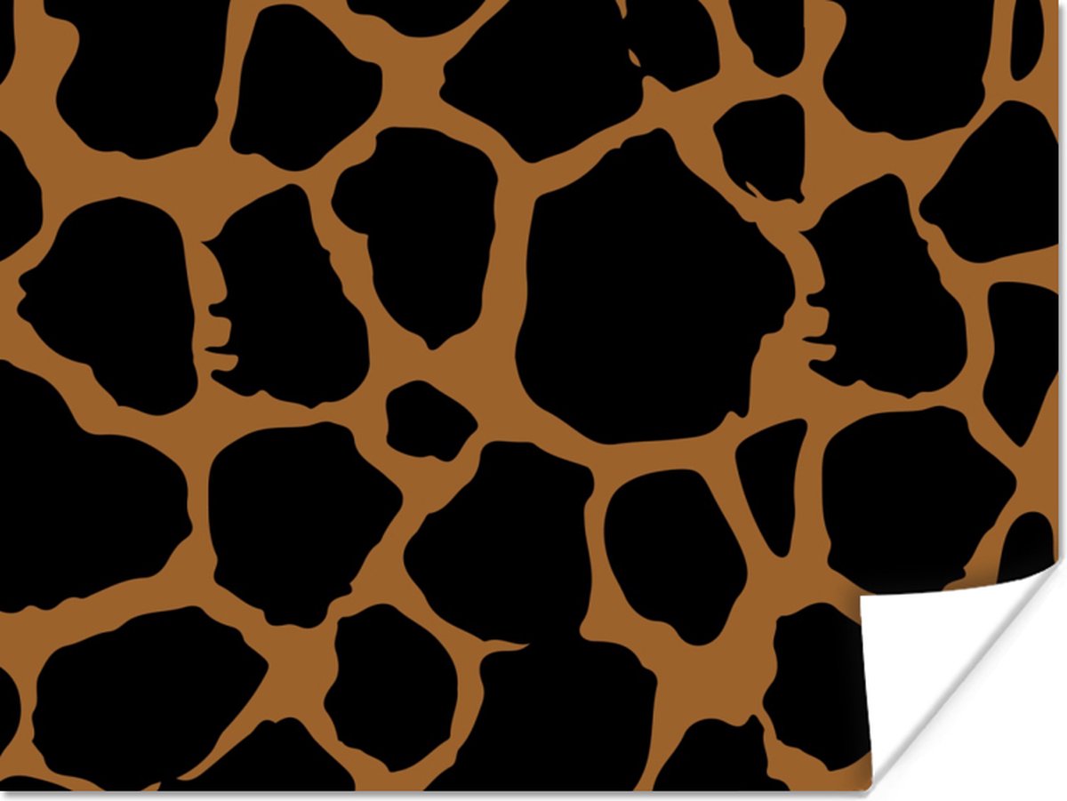 Poster Luipaardprint - Dieren - Design - 80x60 cm