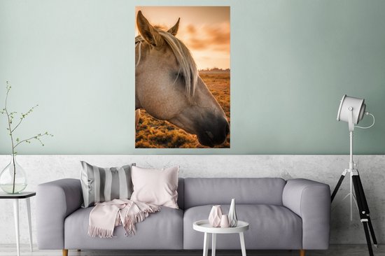 Affiche Cheval - Animaux - Portrait - 80x120 cm