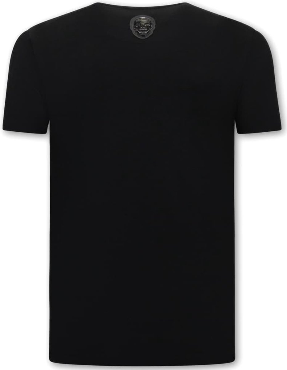Stoere T shirts Heren Loaded Gun Zwart bol