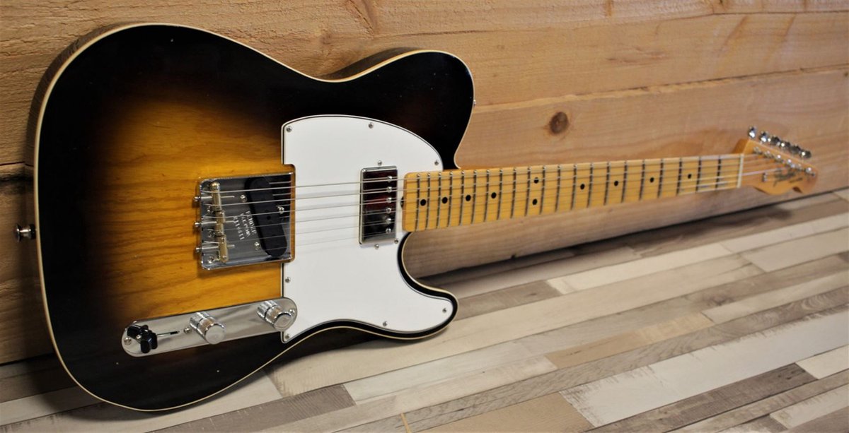 Fender Custom Shop Postmodern Tele Journeyman Relic, Wide Fade 2 Color Sunburst - Elektrische gitaar - sunburst