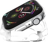 Beschermende watch case - hoesje - geschikt voor Apple Watch Series 7 en 8 - 45 mm - transparant