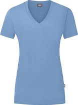 Jako Organic T-Shirt Dames - Ijsblauw | Maat: 38