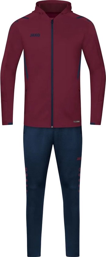 Jako Challenge Hooded Polyester Suit Hommes - Châtaigne / Marine | Taille : XL