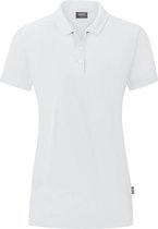 Jako Organic Polo Dames - Wit | Maat: 38