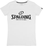 Spalding Essential Logo T-Shirt Dames - Wit | Maat: XS