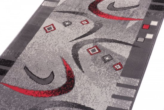 Tapiso Dream Carpet Runner Couloir Grijs Salon Taille - 80x600