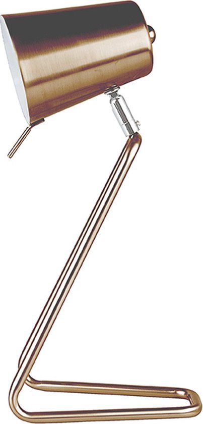 Leitmotiv - Z - Tafellamp - Metaal - 16x35cm - Koperkleurig