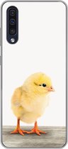 Geschikt voor Samsung Galaxy A50 hoesje - Kuiken - Dieren - Jongens - Meisjes - Kinderen - Siliconen Telefoonhoesje