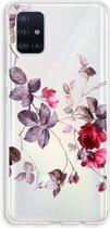 Case Company® - Hoesje geschikt voor Samsung Galaxy A51 4G hoesje - Mooie bloemen - Soft Cover Telefoonhoesje - Bescherming aan alle Kanten en Schermrand