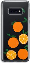 Case Company® - Hoesje geschikt voor Samsung Galaxy S10e hoesje - Will you be my clementine - Soft Cover Telefoonhoesje - Bescherming aan alle Kanten en Schermrand