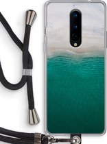 Case Company® - Hoesje met koord geschikt voor OnePlus 8 hoesje met Koord - Stranded - Telefoonhoesje met Zwart Koord - Bescherming aan alle Kanten en Over de Schermrand