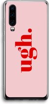 Case Company® - Hoesje geschikt voor Huawei P30 hoesje - Ugh - Soft Cover Telefoonhoesje - Bescherming aan alle Kanten en Schermrand