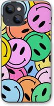 Case Company® - Hoesje geschikt voor iPhone 13 mini hoesje - Smiley N°1 - Soft Cover Telefoonhoesje - Bescherming aan alle Kanten en Schermrand
