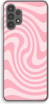 Case Company® - Hoesje geschikt voor Samsung Galaxy A13 4G hoesje - Swirl Roos - Soft Cover Telefoonhoesje - Bescherming aan alle Kanten en Schermrand