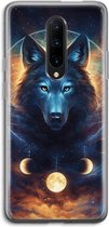 Case Company® - Coque OnePlus 7 Pro - Wolf Dreamcatcher - Coque souple pour téléphone - Protection sur tous les côtés et bord d'écran