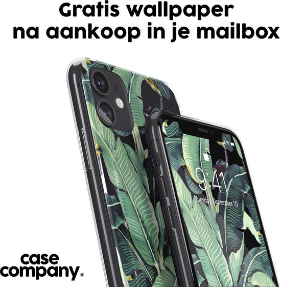 Case Company® - Coque iPhone 13 Pro Max - Feuilles de bananier - Coque souple pour téléphone - Protection sur tous les côtés et bord d'écran