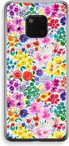 Case Company® - Hoesje geschikt voor Huawei Mate 20 Pro hoesje - Little Flowers - Soft Cover Telefoonhoesje - Bescherming aan alle Kanten en Schermrand