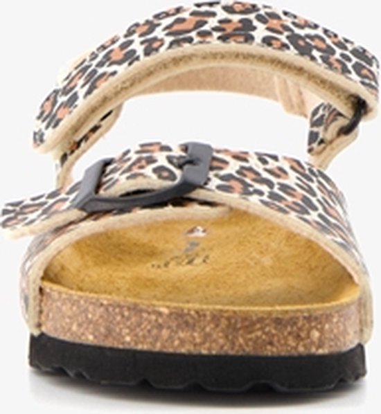 Hush Puppies meisjes bio sandalen luipaardprint - Bruin - Maat 23 | bol.com
