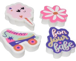 Kangaro gum - Bonjour Babe - 4 motieven - in PET box