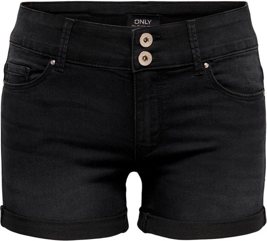 Only Pants Onlcarmen Reg Shorts Wide Wb Dnm Pi 15243798 Noir Femme Taille - XL