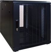 DSIT 12U mini serverkast / serverbehuizing met geperforeerde deur 600x600x720mm (BxDxH) - 19 inch