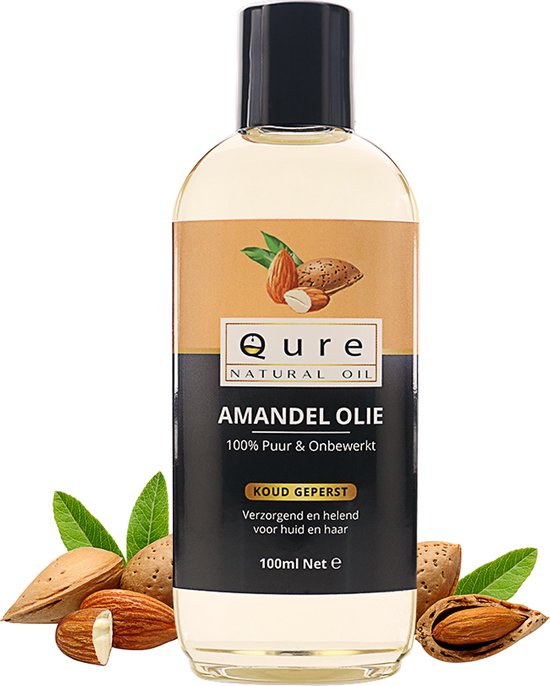 Qure Natural Oil Amandel Olie 100% Puur en Onbewerkt
