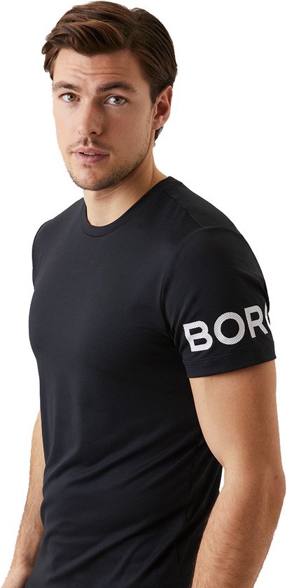 Bjorn Borg BORG Tee - T-shirt de performance - hommes - noir - XXL