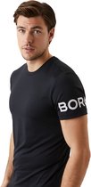 Bjorn Borg BORG Tee - Sportshirt Performance - Heren - Zwart - XL