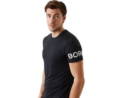Bjorn Borg BORG Tee - Sportshirt Performance - Heren - Zwart - XL