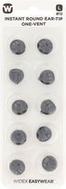 Widex - Coselgi - oortips - Dome - Tip - luidsprekers - easywear thintube - Instant Round One vent ear -tip L