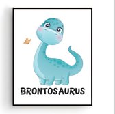 Poster Dino Brontosaurus / Dinosaurus / 30x21cm
