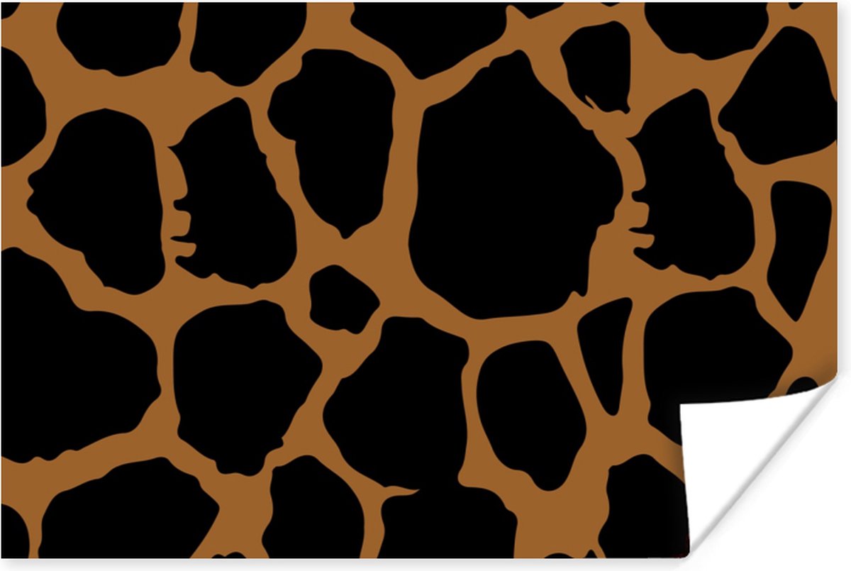 Poster Luipaardprint - Dieren - Design - 60x40 cm