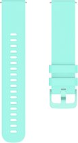 Bracelet en Siliconen (vert menthe), adapté pour Samsung Galaxy Watch 4 Classic (42 & 46 mm), Watch 4 (40 & 44 mm), Watch 3 (41 mm), Watch Active 2 (40 & 44 mm), Watch Active ( 40 mm), Montre (42 mm)