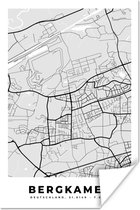 Affiche Bergkamen - Plan de la ville - Carte - Allemagne - Carte - 40x60 cm