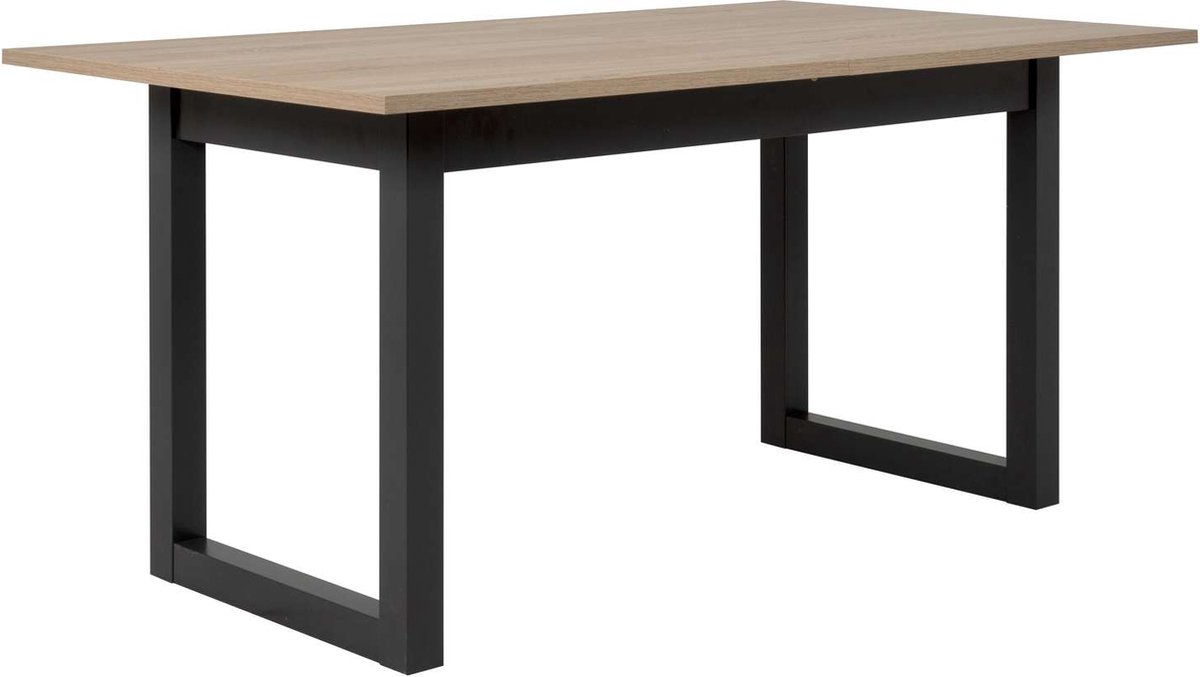 Verlengbare Eettafel Damon 160/200x90 - Artisan Eik/antraciet