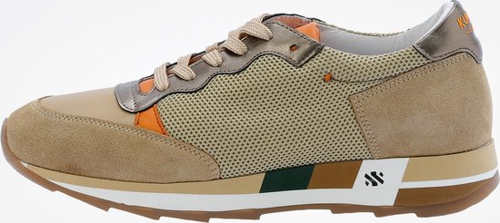 KUNOKA CHLOÉ runner sneaker beige - Sneakers Dames - maat 37 - Beige Bruin  Groen | bol.com