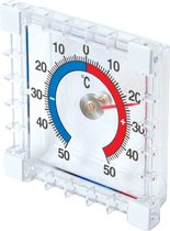 Silverline Binnen en Buiten Opplakthermometer - Meetbereik - 50 Graden tot + 50 Graden