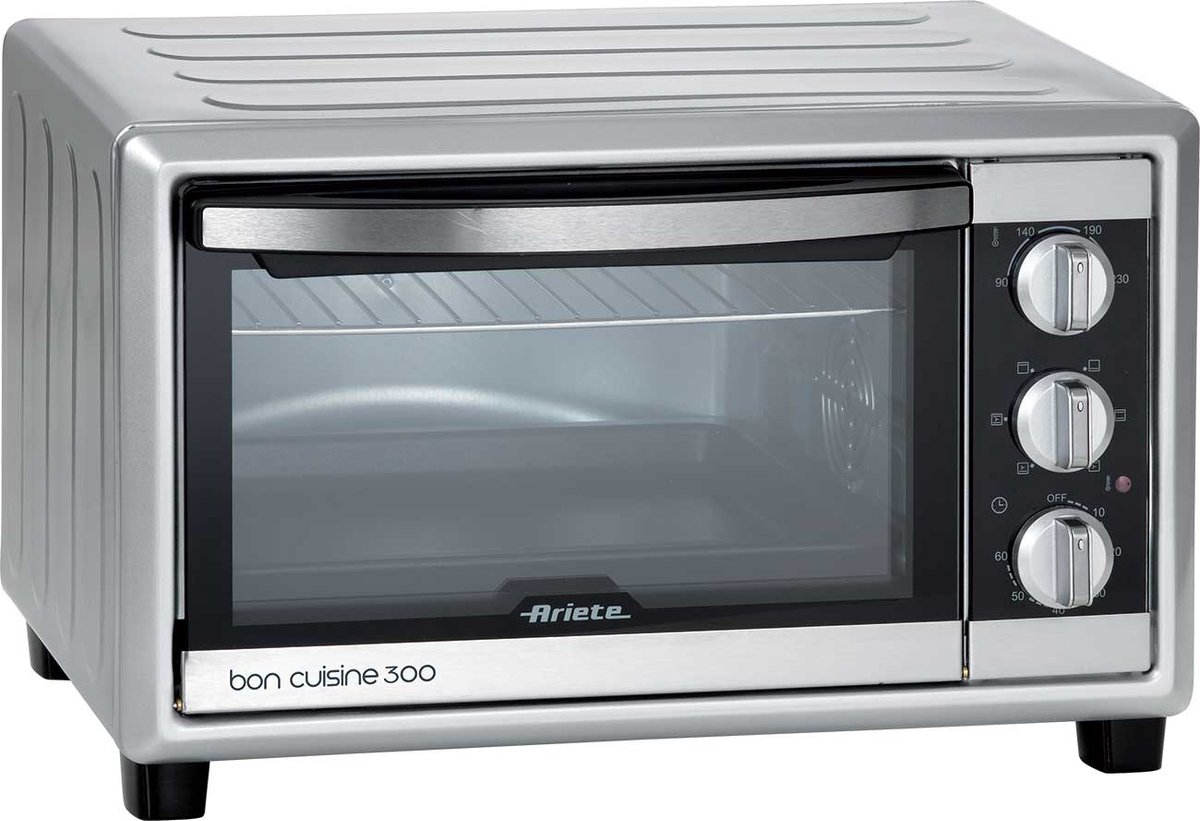 Ariete 0985/00 Bon Cuisine 300 - Vrijstaande Heteluchtoven - 30 liter inhoud - instelbaar tot 230°C - 60 min timer – foto 7